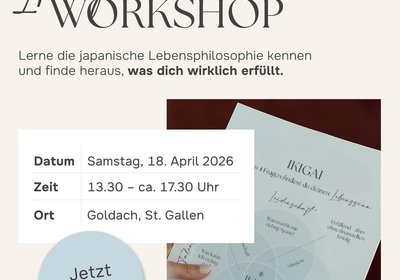 Workshop „Finde deine Berufung mit dem Ikigai-Modell“